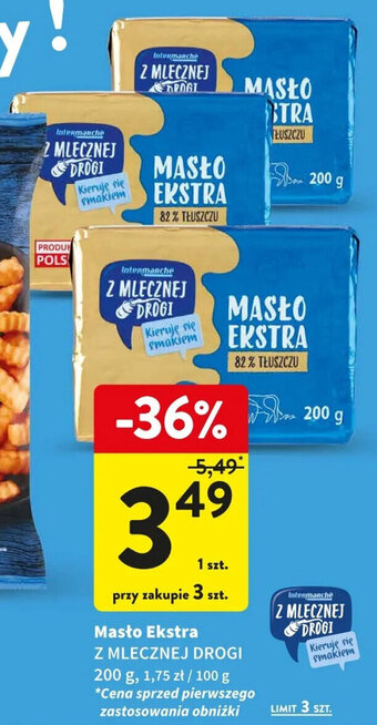 Intermarche Masto Ekstra Z MLECZNEJ DROGI 200 g oferta