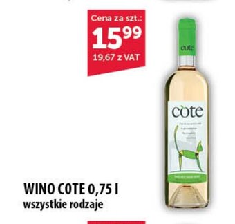 Eurocash WINO COTE 0,75l oferta