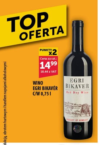 Eurocash Wino EGRI BIKAVÉR 0,75l oferta