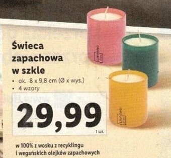 Lidl Świeca zapachowa w szkle oferta