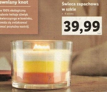 Lidl Świeca zapachowa w szkle oferta