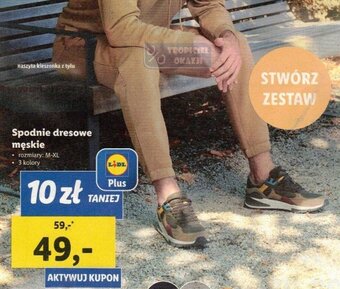 Lidl Spodnie dresowe męskie oferta