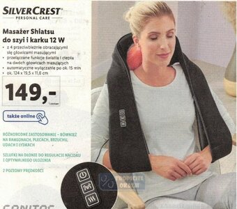 SILVERCREST Masażer Shiatsu do szyi i karku 12 W