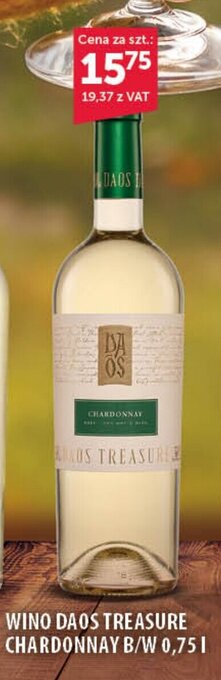 Eurocash WINO DAOS TREASURE CHARDONNAY 0,75l oferta