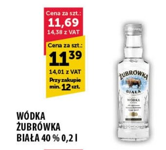 Eurocash WÓDKA ŻUBRÓWKA BIAŁA 0,2l oferta