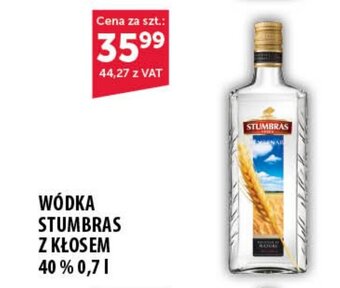 WÓDKA STUMBRAS Z KŁOSEM 0,7l