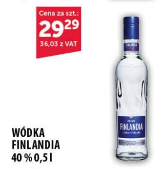 Eurocash WÓDKA FINLANDIA 0,5l oferta