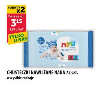 Eurocash CHUSTECZKI NAWILŻANE NANA 72 szt. oferta
