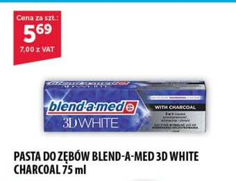 Eurocash PASTA DO ZĘBÓW BLEND-A-MED 3D WHITE CHARCOAL 75 ml oferta