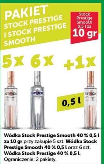 Eurocash Wódka Stock Prestige Smooth 40 % 0,5l oferta