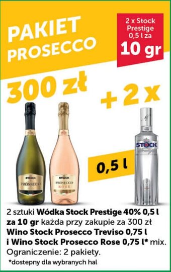 Eurocash Wódka Stock Prestige 40% 0,5 l oferta