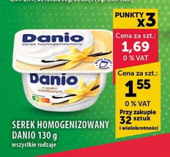Eurocash Serek homogenizowany Danio 130g oferta