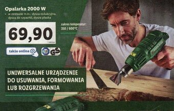 Lidl Opalarka 2000 W oferta