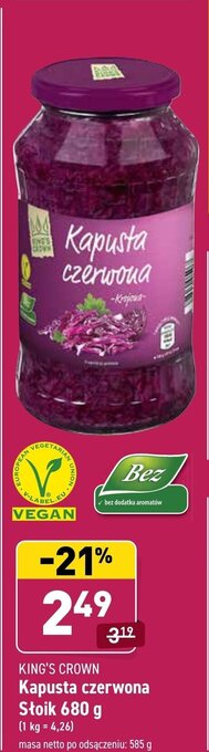 Kapusta czerwona 680g