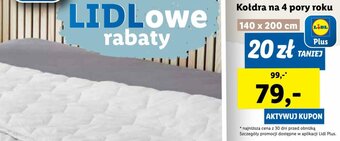 Lidl Kołdra na 4 pory roku 140 x 200 cm oferta