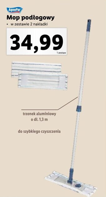 Lidl AquaPur Mop podłogowy oferta