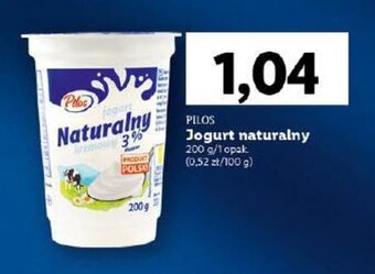 Lidl PILOS Jogurt naturalny 200 g oferta