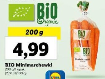 Lidl BIO Minimarchewki 200 g oferta