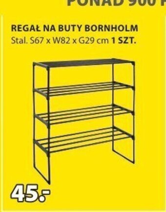 JYSK REGAŁ NA BUTY BORNHOLM oferta