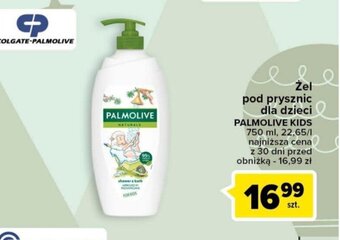 Carrefour Żel pod prysznic dla dzieci PALMOLIVE KIDS 750 ml oferta