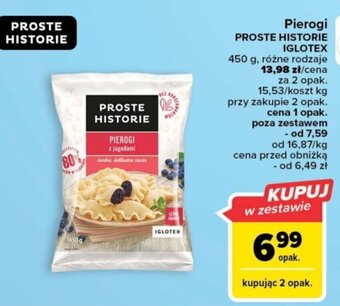 Carrefour Pierogi PROSTE HISTORIE IGLOTEX oferta