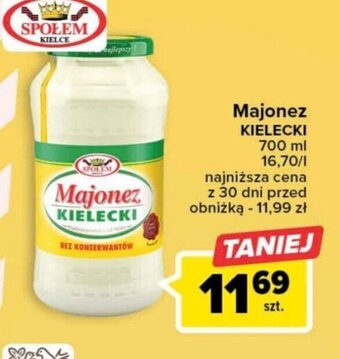 Carrefour Majonez KIELECKI 700 ml oferta