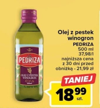 Carrefour Olej z pestek winogron PEDRIZA 500 ml oferta