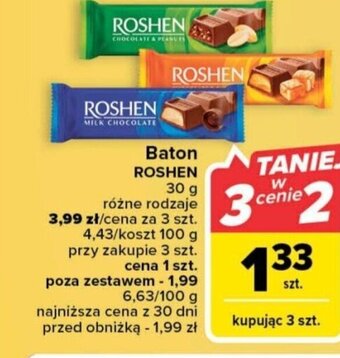 Carrefour ROSHEN Baton 30g oferta