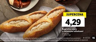 Lidl Bagietka z zielonymi oliwkami oferta