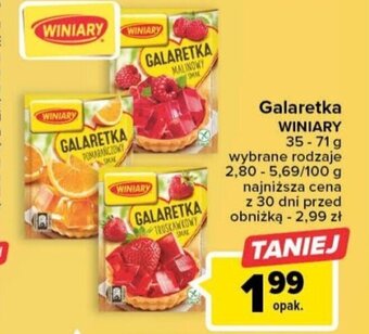 Carrefour WINIARY GALARETKA 71g oferta