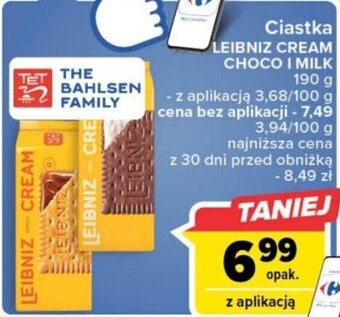 Carrefour THE BAHLSEN FAMILY Ciastka 190g oferta