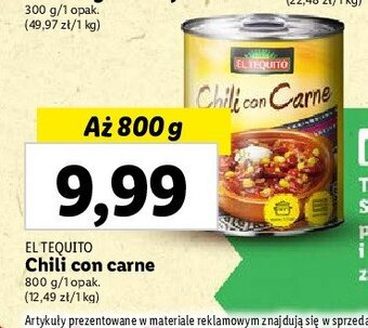 Lidl Chili con carne oferta