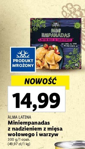 Lidl Mini empanadas z mięsem wołowym i warzywami oferta