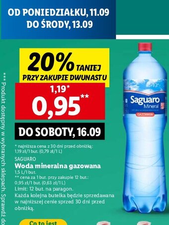 Lidl Woda gazowana oferta
