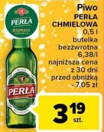 Carrefour PERŁA Piwo 0,5l oferta