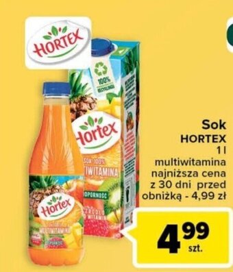Carrefour Hortex Sok 1l oferta