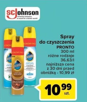 Carrefour scjohnson Spray PRONTO 300ml oferta