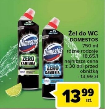 Carrefour DOMESTOS Żel do WC 750ml oferta