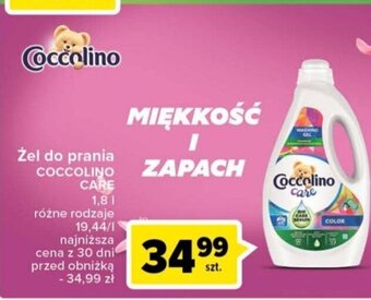 Carrefour Coccolino Żel do prania 1,8l oferta