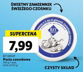 Lidl BJT GROUP Pasta czosnkowa 200g oferta