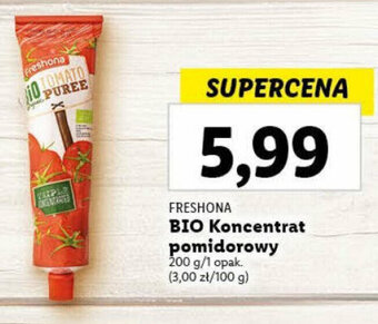 Lidl FRESHONA BIO Koncentrat pomidorowy 200 g oferta