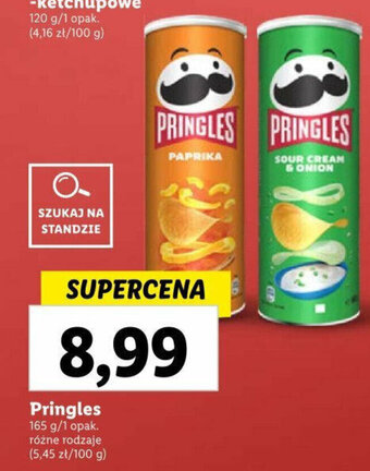 Lidl Pringles 165 g oferta