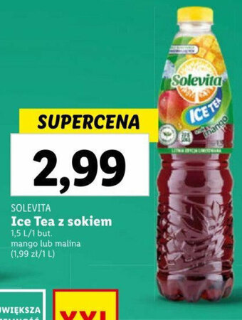 Lidl SOLEVITA Ice Tea z sokiem 1,5 L oferta