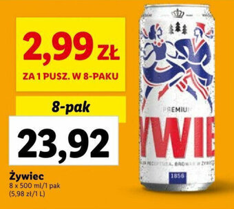 Lidl Żywiec 8x500ml oferta