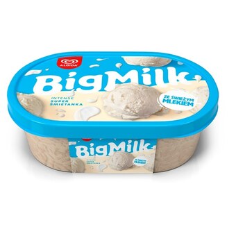 Topaz Big milk intense lody super śmietanka 1000 ml oferta