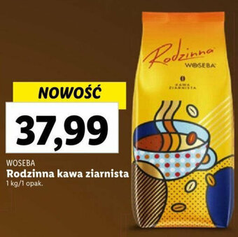 Lidl WOSEBA Rodzinna kawa ziarnista 1kg oferta