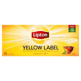 Carrefour Express Lipton yellow label herbata czarna 50 g (25 torebek) oferta