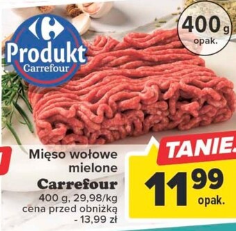 Carrefour Mięso mielone carrefour oferta