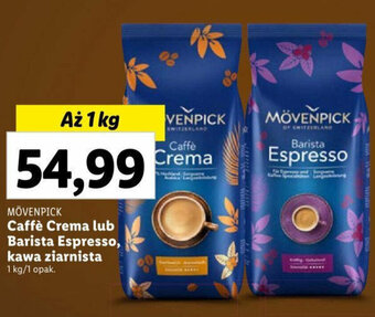 MÖVENPICK Caffè Crema lub Barista Espresso, kawa ziarnista 1 kg