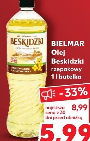 Kaufland Beskidzki olej rzepakowy 100 % 1 l oferta